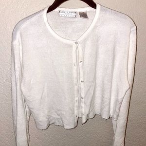Carolyn Taylor Y2K Cropped Cardigan Medium